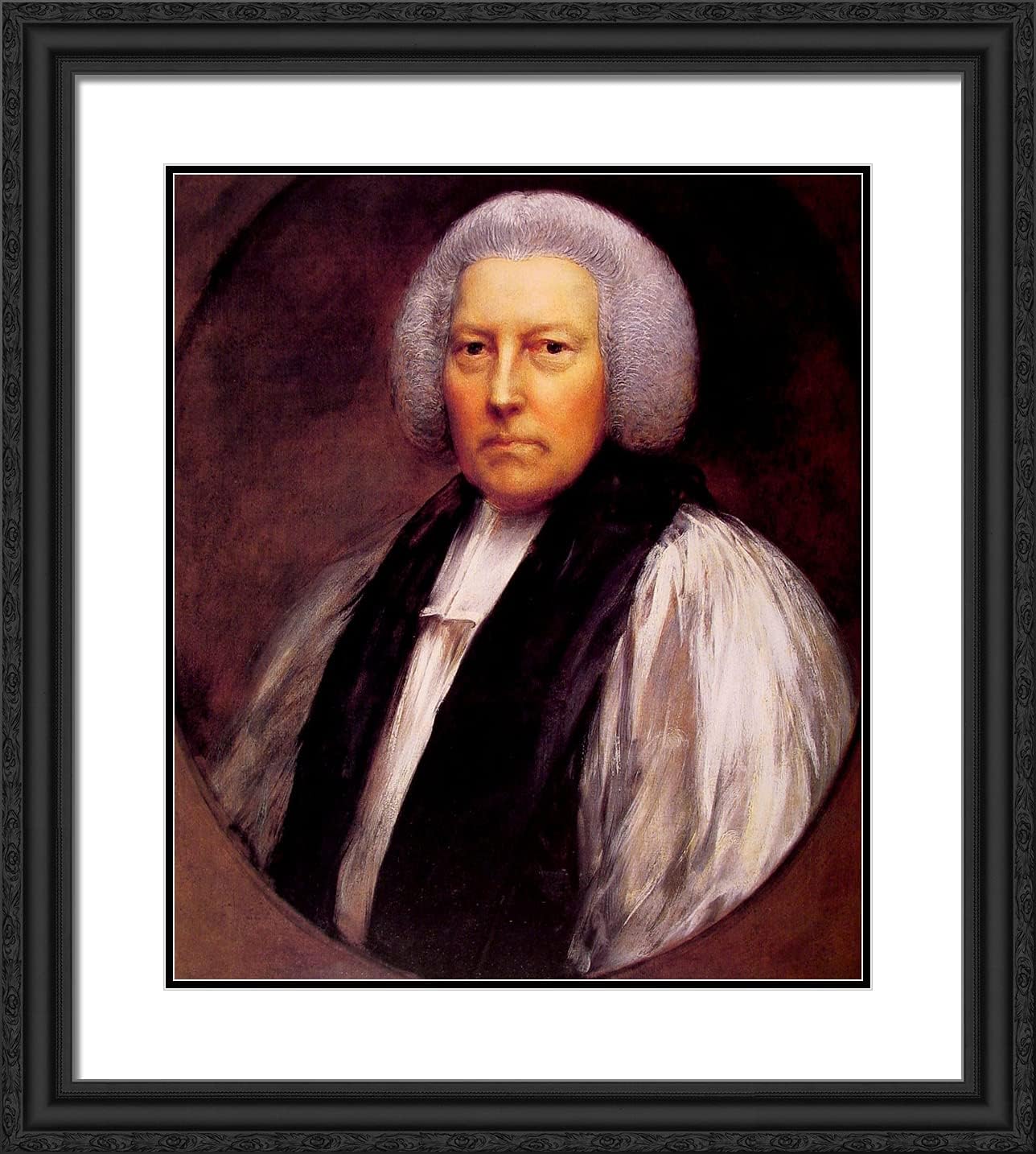 ArtDirect Gainsborough, Thomas 20x22 Gold Ornate Framed Art Print with Double Matting Titled: Richard Hurd