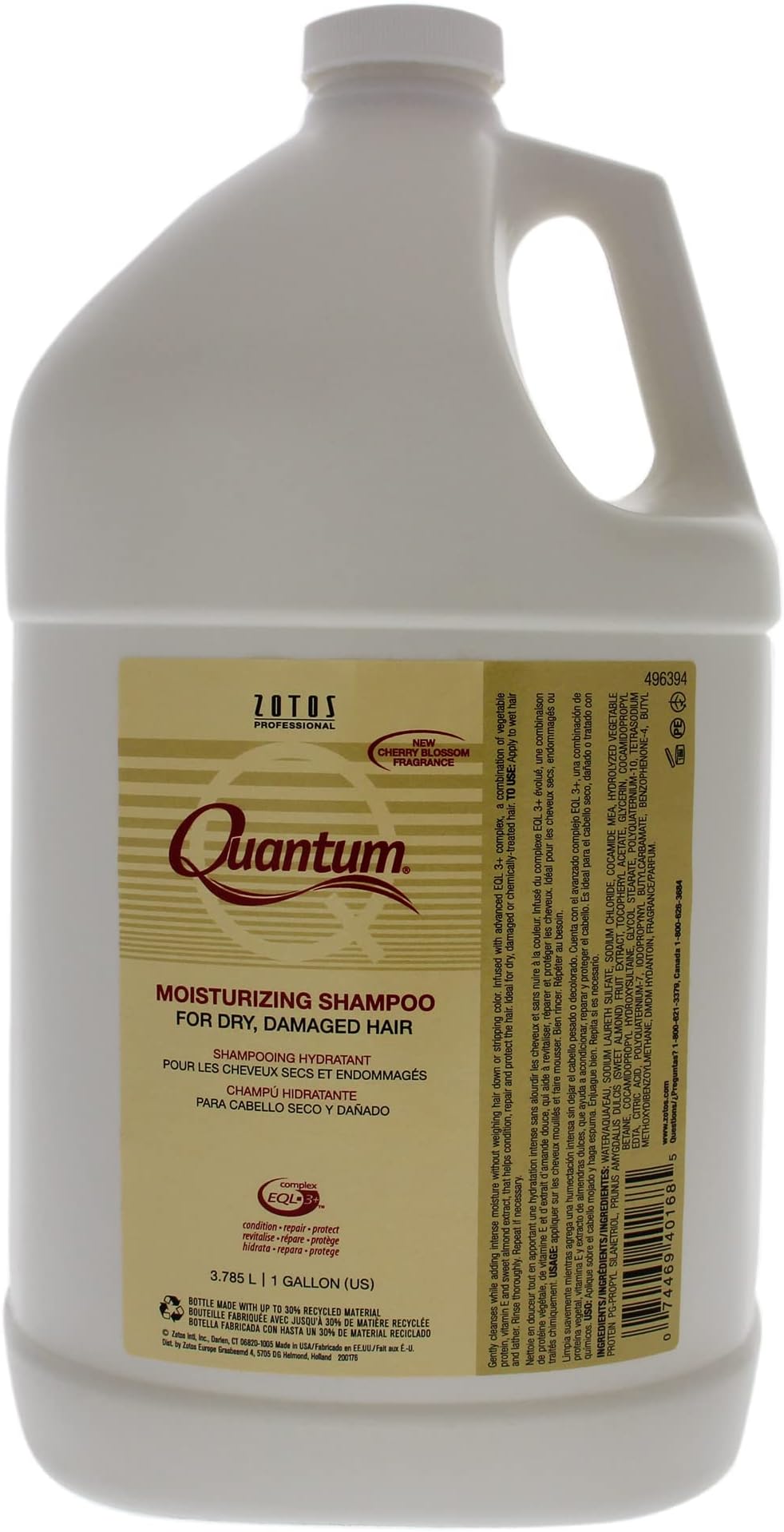 Zotos Quantum Moisturizing Shampoo for Unisex 1 Gallon Shampoo