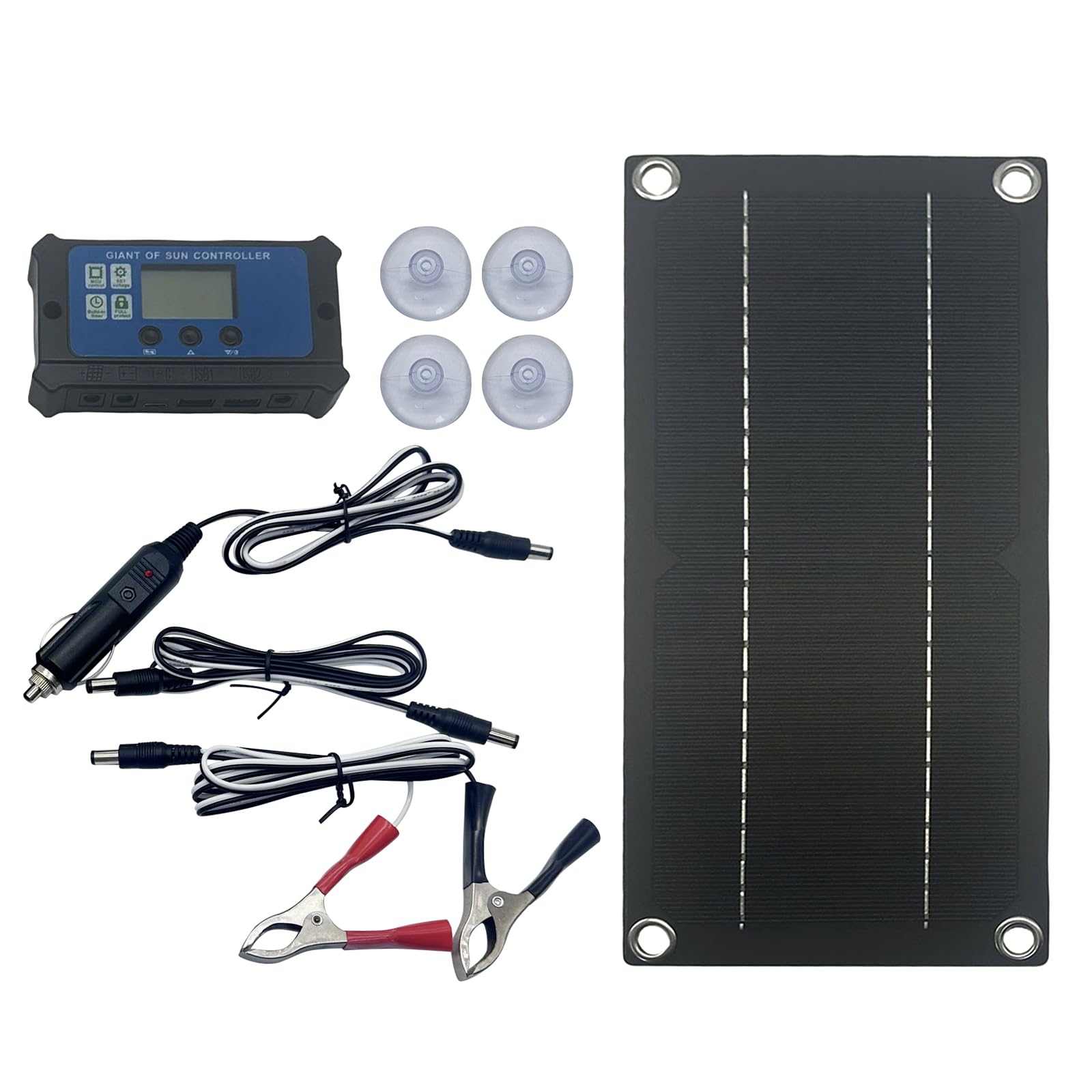 Panneau fil polycristallin silicium 600W 100A voiture à jouets colle