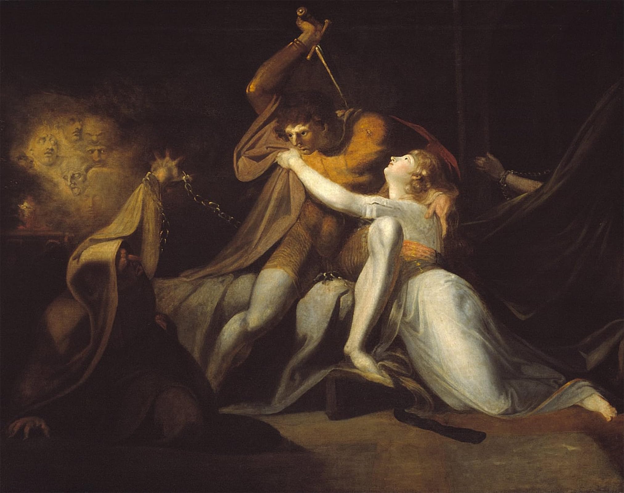 Posteriik No Frame Famous Animal Posters Vintage Picture Percival Delivering Belisane From The Enchantment Of Urma By Henry Fuseli Modern Wall Decor For Home Decor 60X90cm