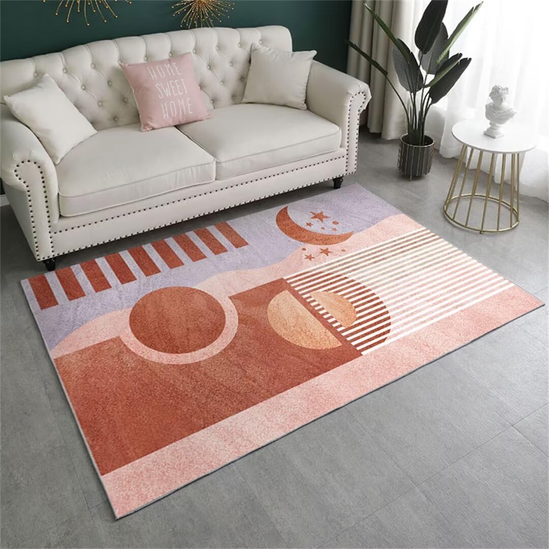 Tapis garcon lavable violet pour créer un coin lecture cosy en chambre d'enfant