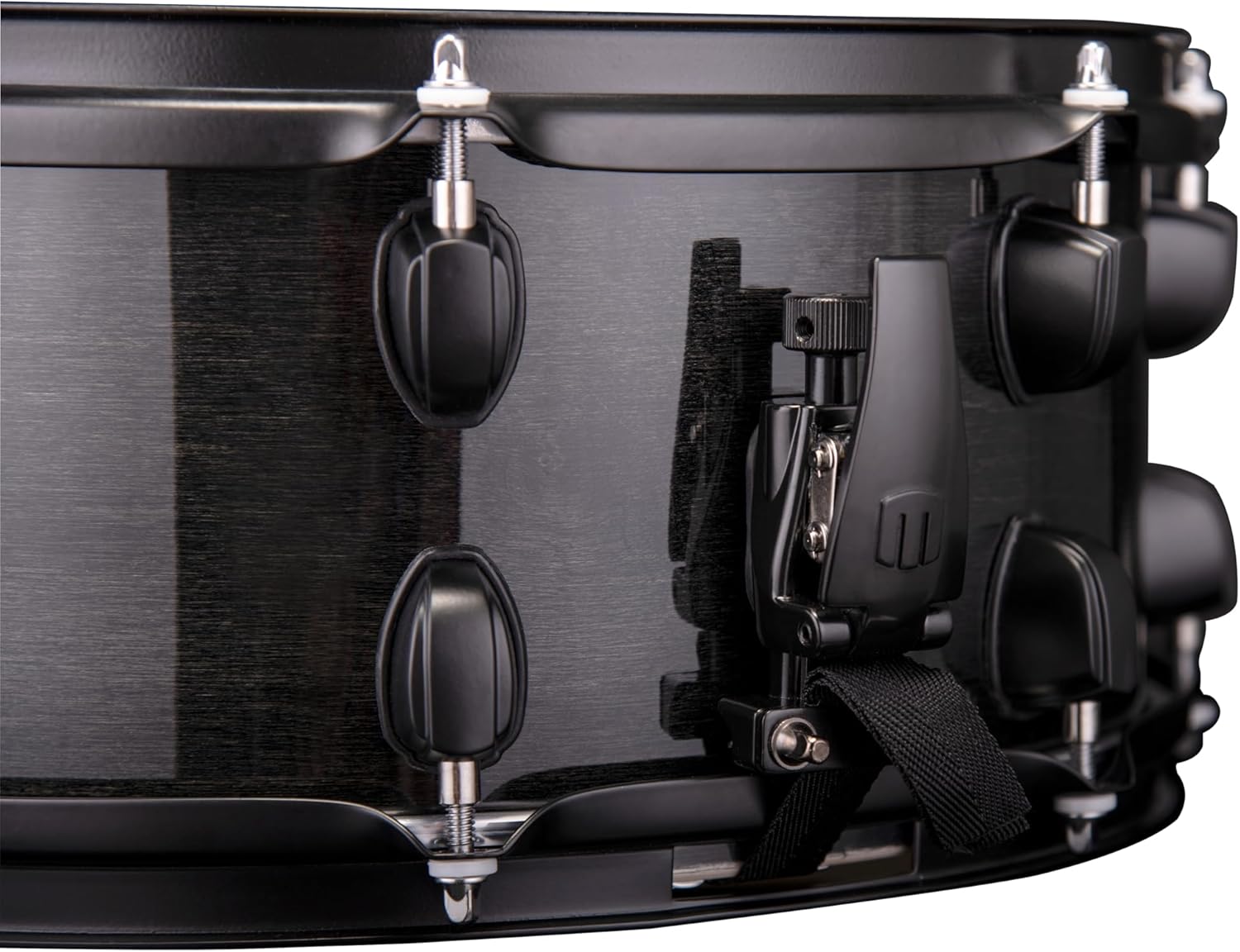 Mapex MPX 10 in. X 5.5 in. Maple/Poplar Side Snare, Transparent Black Drum
