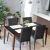 Vista 10 de Juego de 6 fundas elásticas para sillas de comedor, extraíbles y lavables, para sillas de comedor, hotel, ceremonia