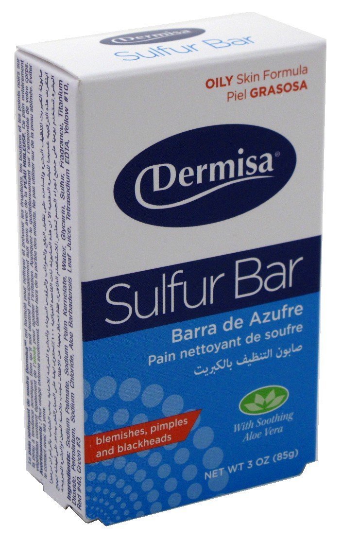 Dermisa Soap Sulfur Facial 3oz (6 Pack)