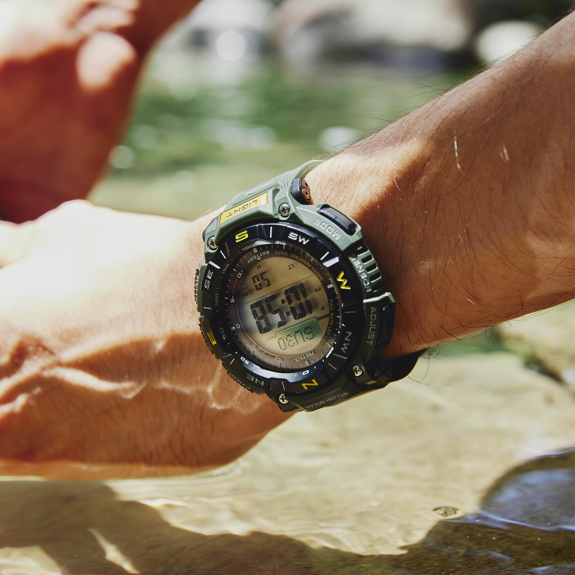 Casio PRG-340 PRO TREK Climber Line Armbanduhr Solar Biomasse Kunststoff