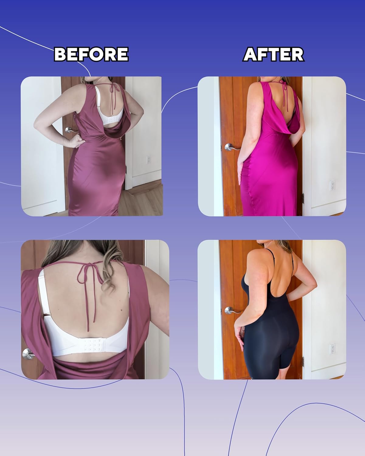 HONEYLOVE Shapewear Low-Back Bodysuit for Women - Targeted Compression Body Shaper - Image 6