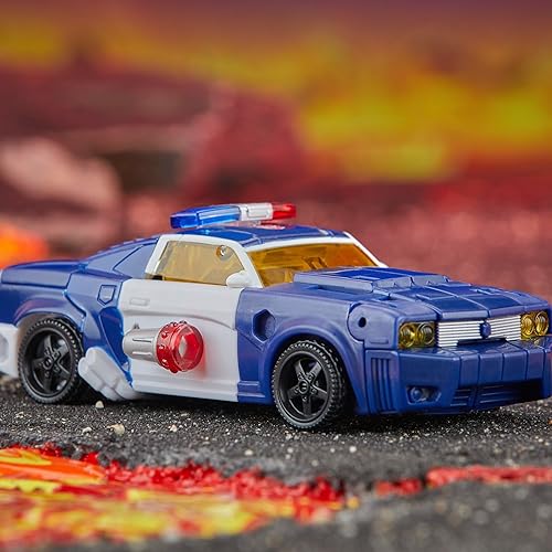 Miniatura 3 de Transformers Legacy United Deluxe Class Rescue Bots Universe Autobot Chase, figura de acción de conversión de 5.5 pulgadas, 8+