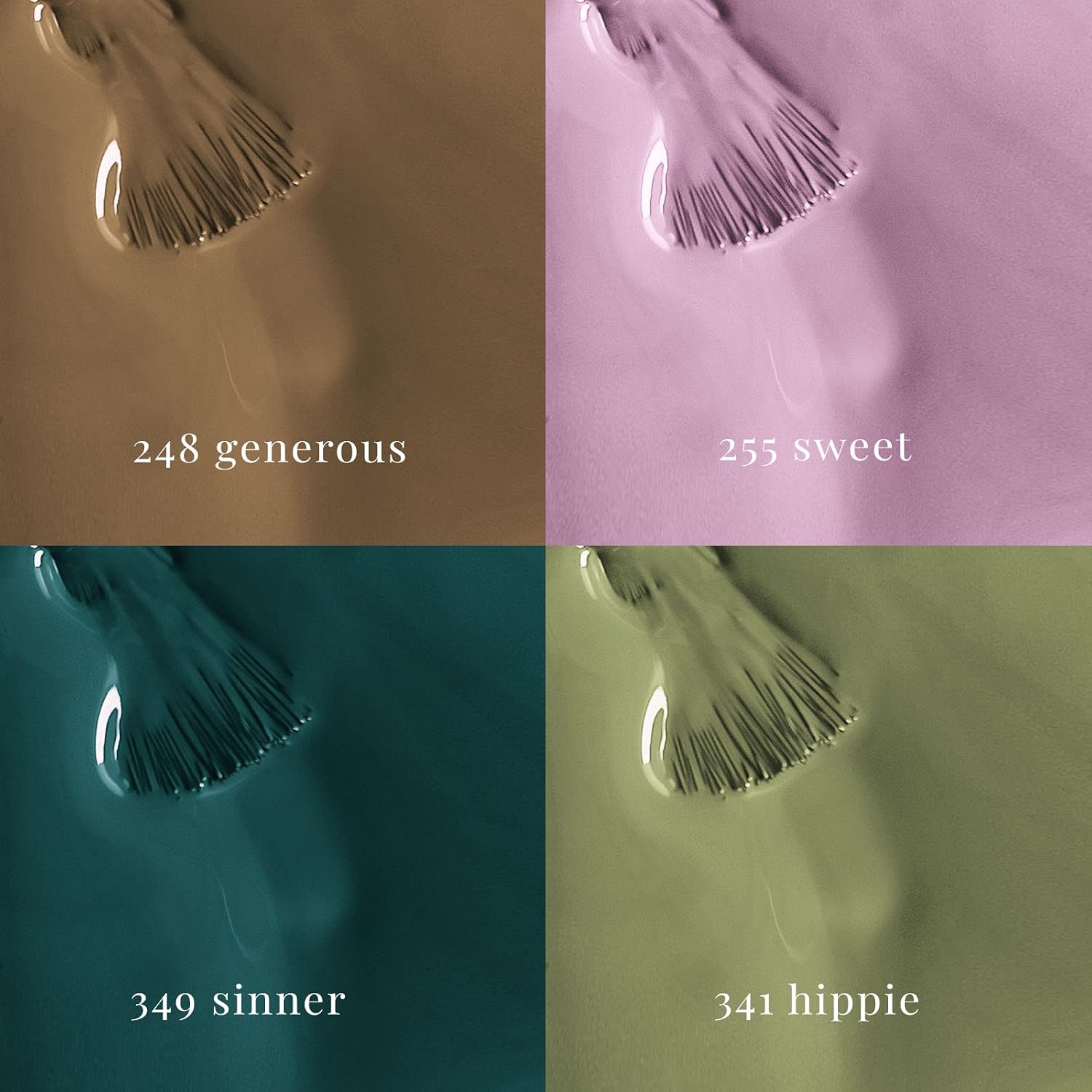 Pronto Collection – 4 Pieces Set: Long Lasting, Quick Dry, Mirror Shine Nail Polish – Hardener, Bright and Shiny Finish – (11.5 ml / 0.40 Fluid Ounces Each) (Fairy Forest)