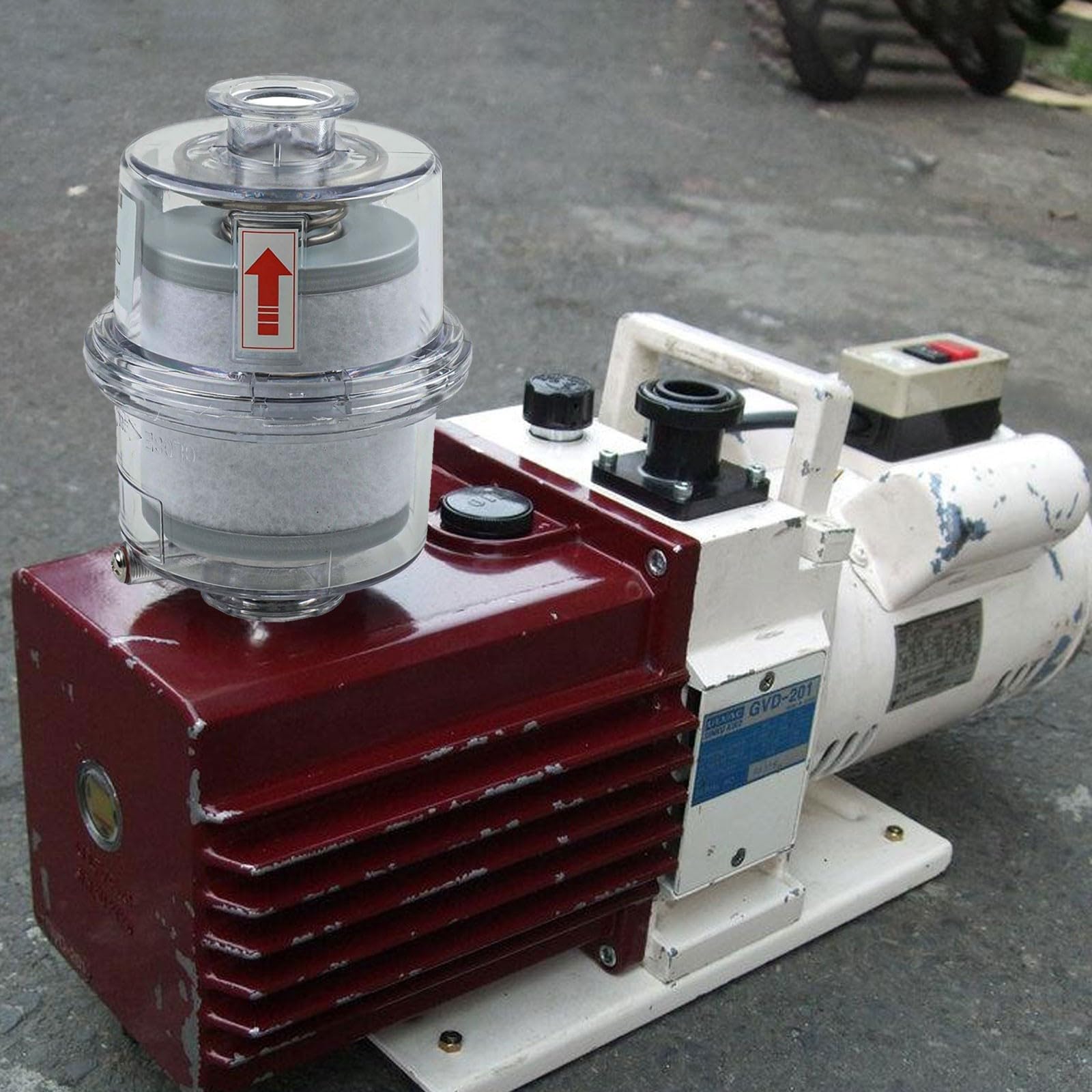 Separatore Nebbia Olio Pompa per vuoto Filtro KF25 Separatore(KF-25(A)) | Guscio per trasparente ad alta , osservazione stato , materiale termoresistente, interfaccia KF25