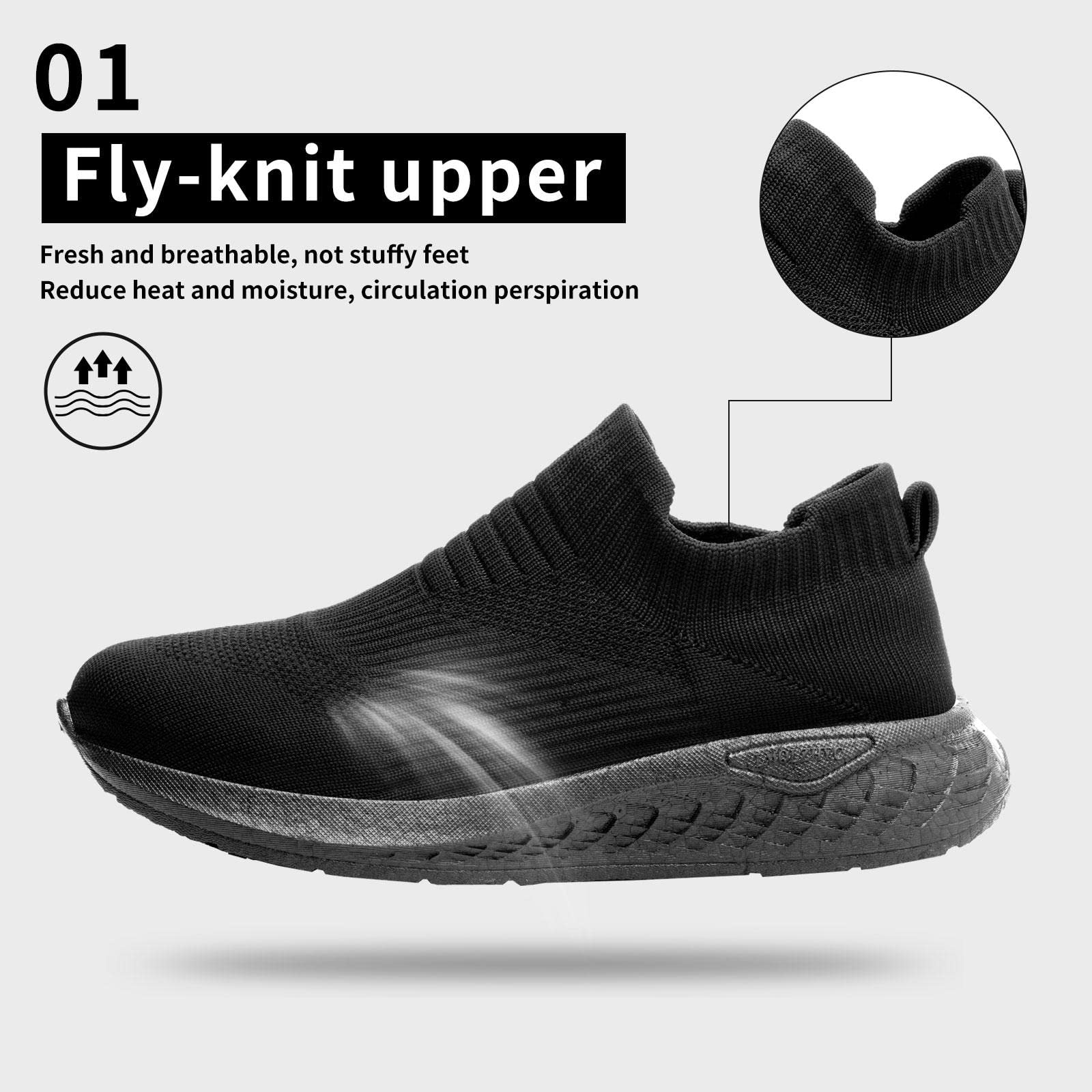 LMQLZHYC Women 'S Non Slip Work Shoes Slip Resistant Food Service Shoes Chef Shoes Black