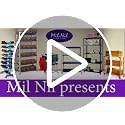 Image of Mil-Nil Boltless Prime CRC Sheet 72x30x15 Inch Multipurpose Storage Rack with 5 Shelves 18 Gauge (Blue)