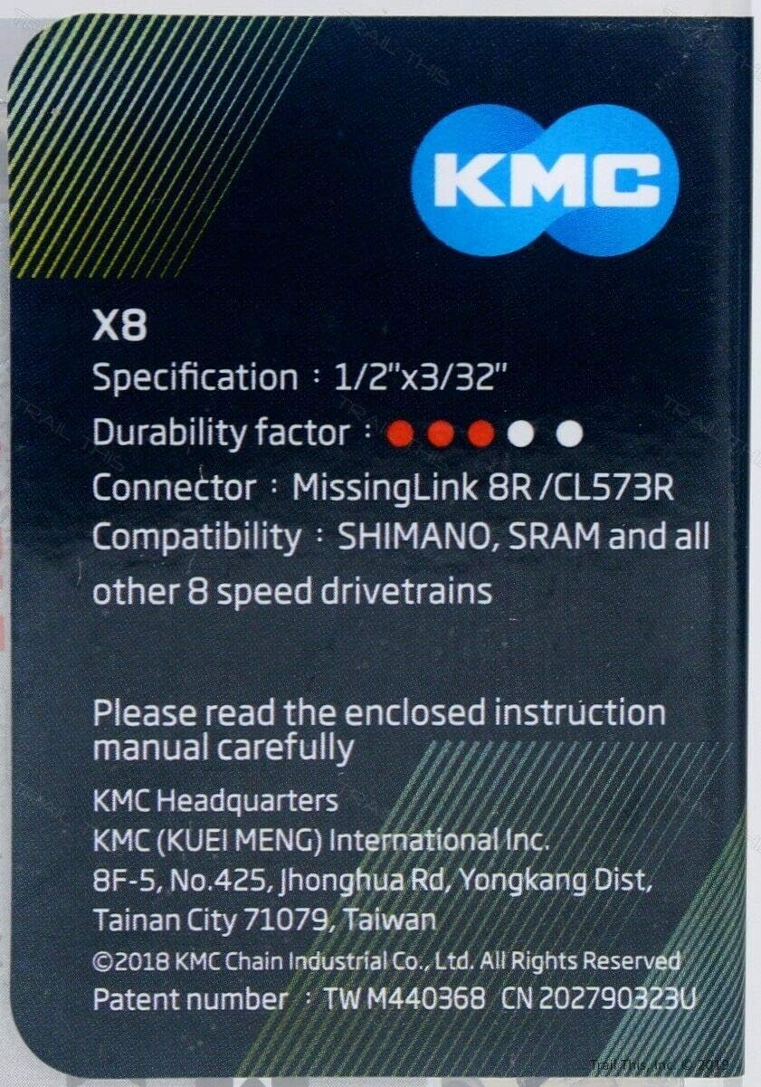 KMC X8.93 8-Speed Bike Chain