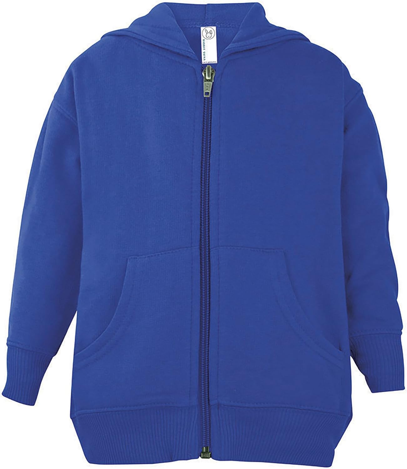 Rabbit Skins Toddler Zip Fleece Blank Hoodie [Size 4T] Purple Long Sleeve Sweatshirt