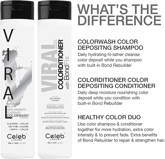 Celeb Luxury Viral Extreme Silver Color-Wash