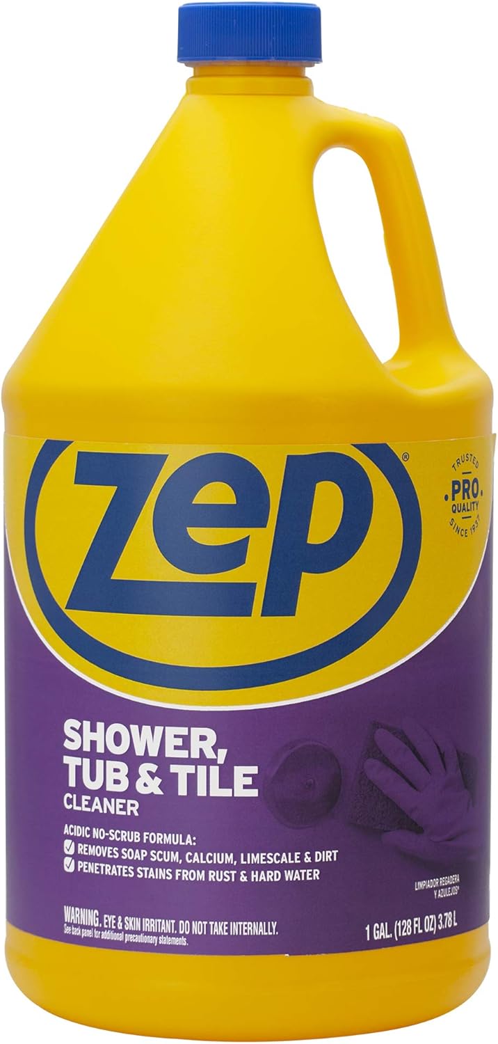 Zep ZUSTT128 Shower Tub and Tile Cleaner, 128, Blue Amazon.ca Health