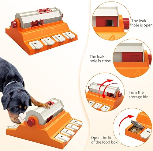 Miniatura 3 de Rompecabezas para perros, rompecabezas para perros grandes, medianos y pequeños, rompecabezas de golosinas para perros para aburrimiento y