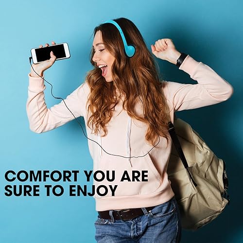 Miniatura 7 de Konohan Paquete de 30 auriculares a granel para escuela, aula, estudiantes, auriculares con cable ajustables con conector de 0.138 in para adultos