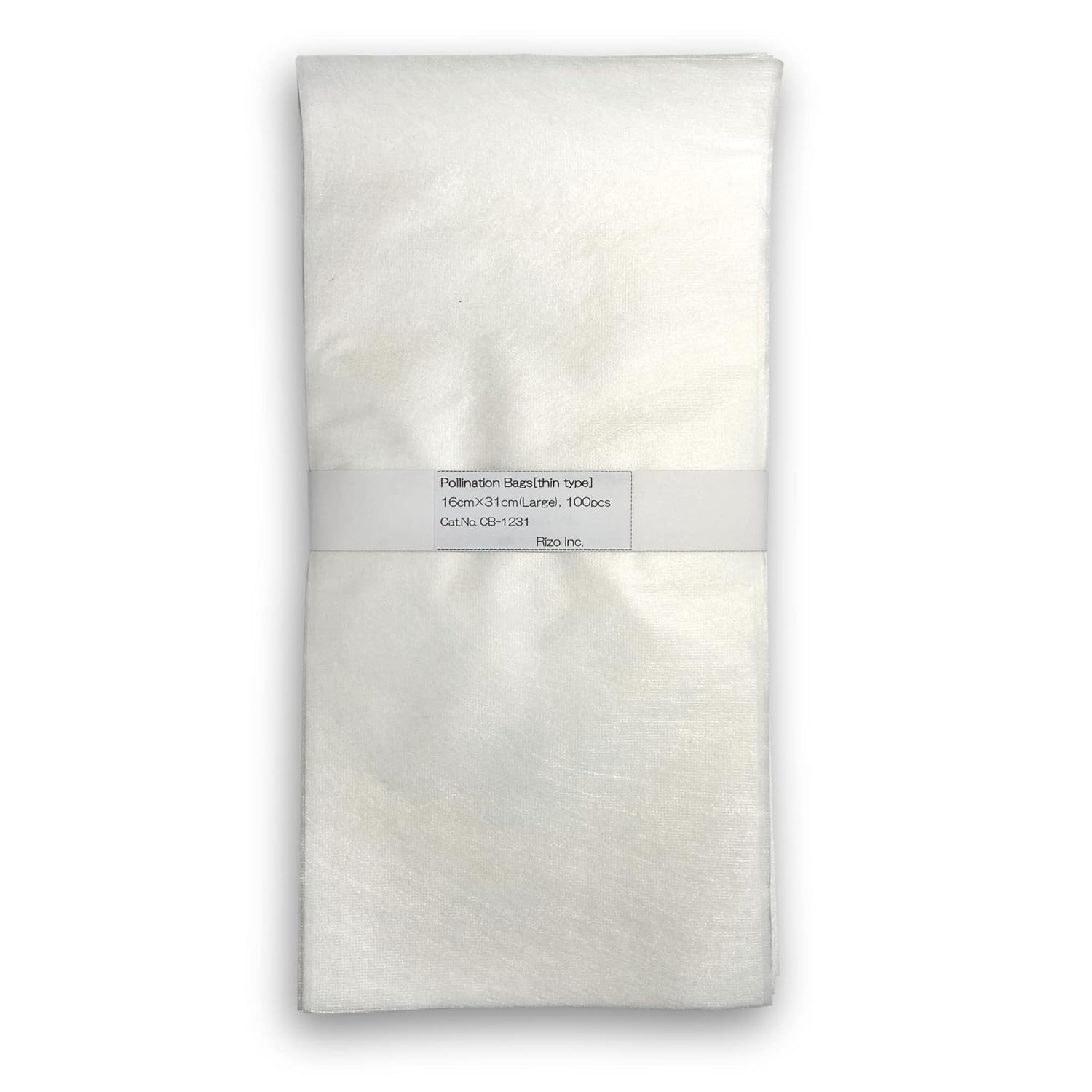 Pollination Bags (Crossing Bags), Thin Type, 16cm×31cm(Large), 100pcs, High Functional Nonwoven Bags for Plant Flower for Biological Research Purpose