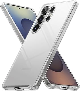 جراب فيوجن شفاف مضاد للصدمات ومضاد للخدش متوافق مع سامسونج S25 الترا من رينجكي