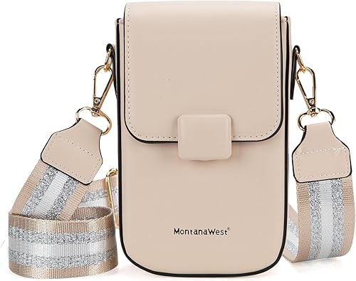 Montana West Cell Phone Purse Small Crossbody Bags for Women Mini Cellphone Wallet Bag with RFID Blocking Credit Card Slots