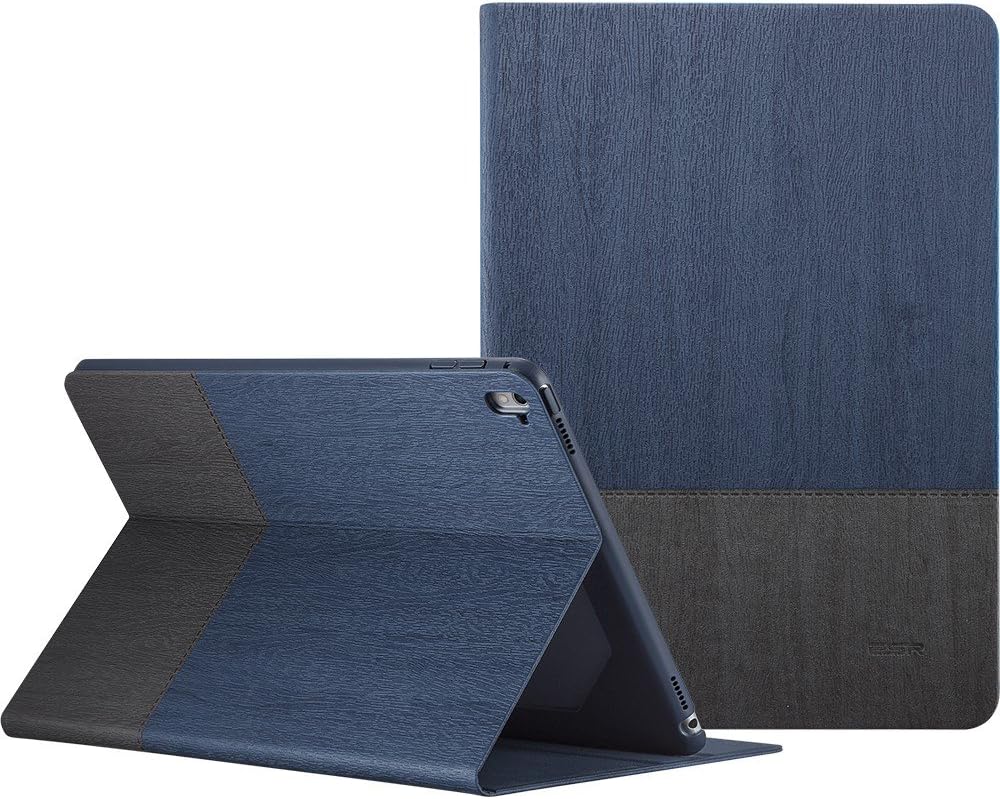 ESR Urban Premium Folio Case for iPad Pro 9.7, Book Cover Design, Multi-Angle Viewing Stand with Auto Sleep/Wake Function for iPad Pro 9.7 inch 2016 Release (Knight)