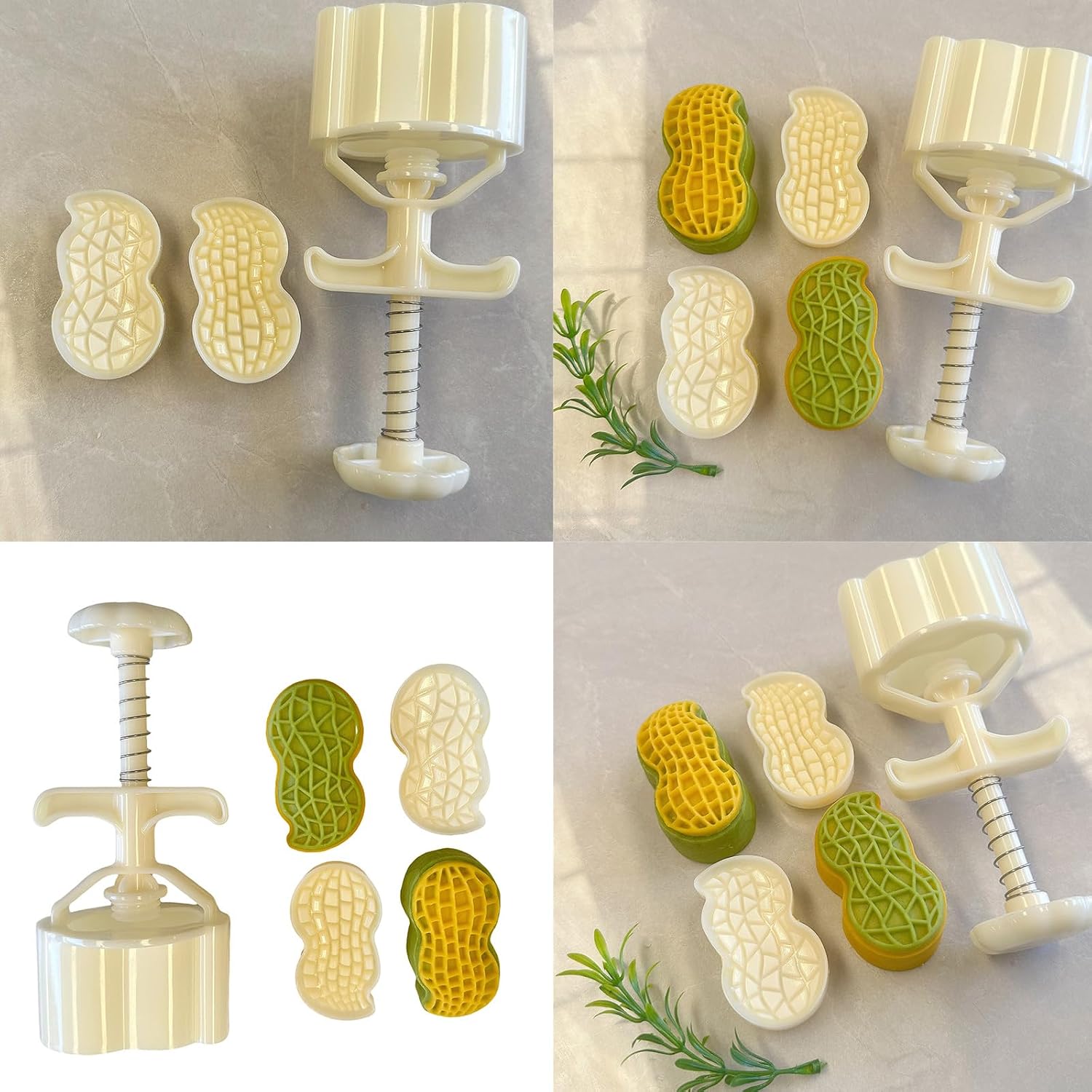 Portable with Peanut Hand Press Peanut Ice Crafting Tool Portable 50g Stamp Home Baking Accessory image 2