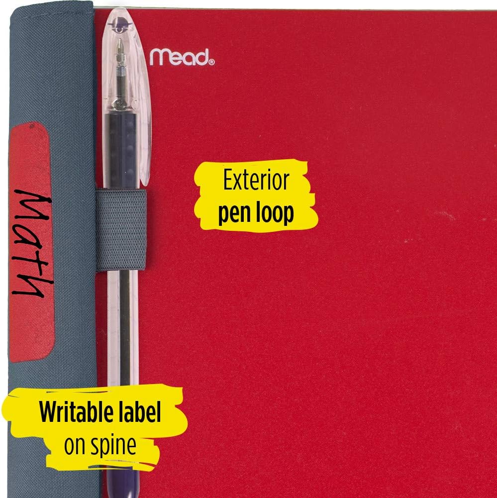 Five Star Advance Spiral Notebook, 5 Subject, College Ruled Paper, 200 Sheets, 11" x 8-1/2, Color Selected For You (06326)