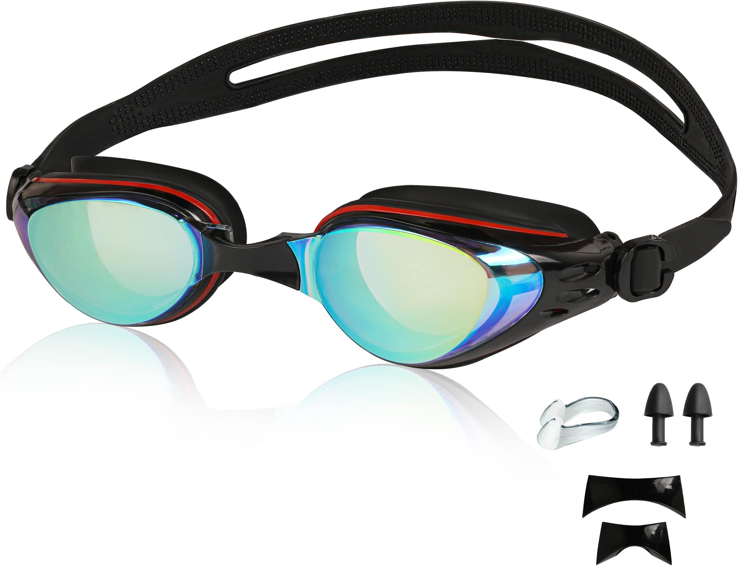 EWPJDKNearsighted Swim Goggles Anti-Fog Prescription Swim Goggles Shortsighted Swimming Goggles for Adult Men Women Youth