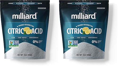 Vista 8 de Milliard Ácido Cítrico - 100% Puro Grado Alimentario Verificado por Proyecto No-OMG (4 Onzas)