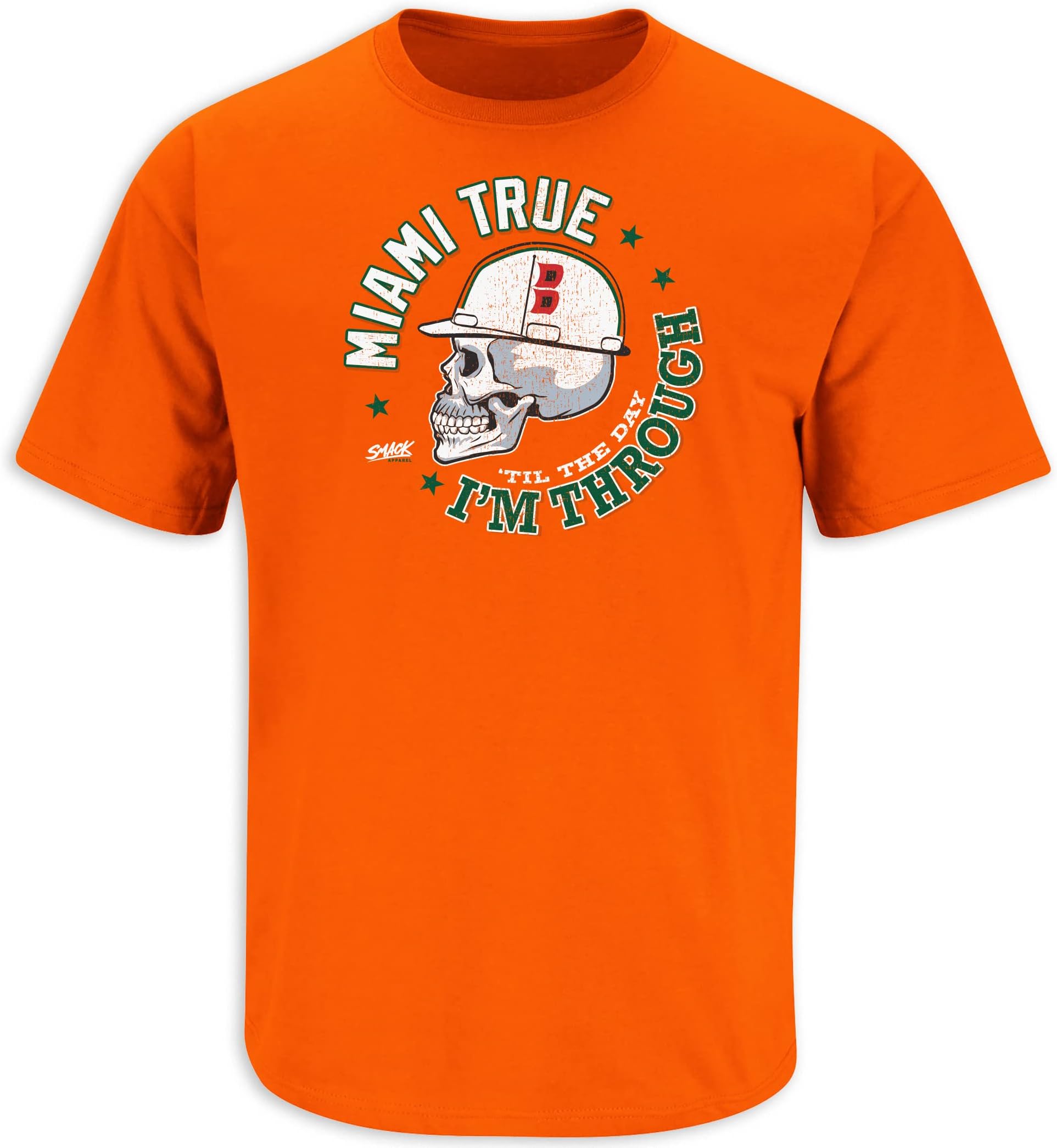 Miami True Til The Day I'm Through T-Shirt for Miami College Fans (SM-5XL)