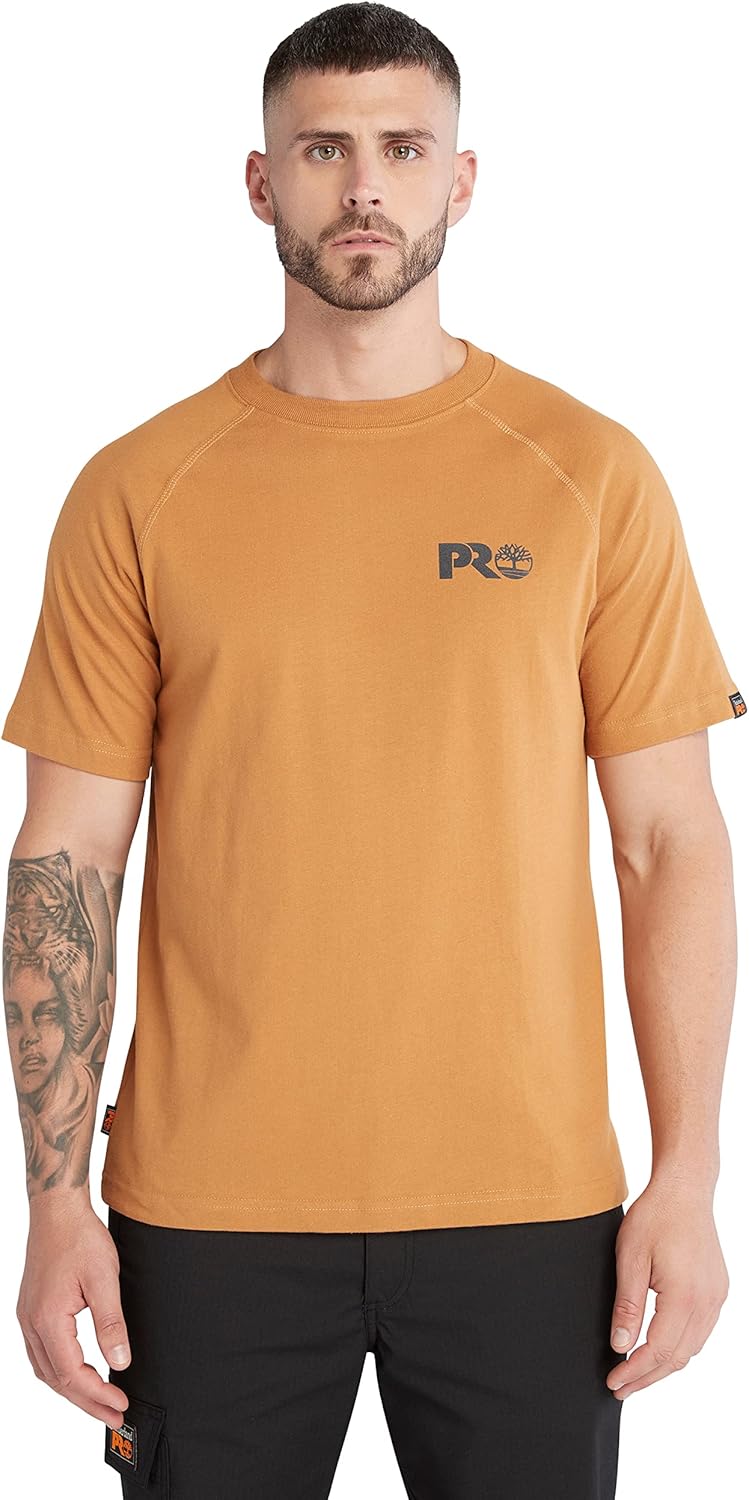 Timberland PRO Mens Core Refelctive Pro Logo Short-Sleeve T-Shirt