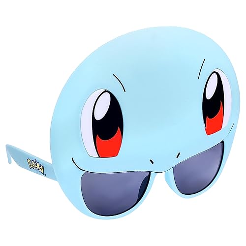 Sun-Staches Pokémon Offiical Squirtle Sunglasses | Costume Accessory Party Favor