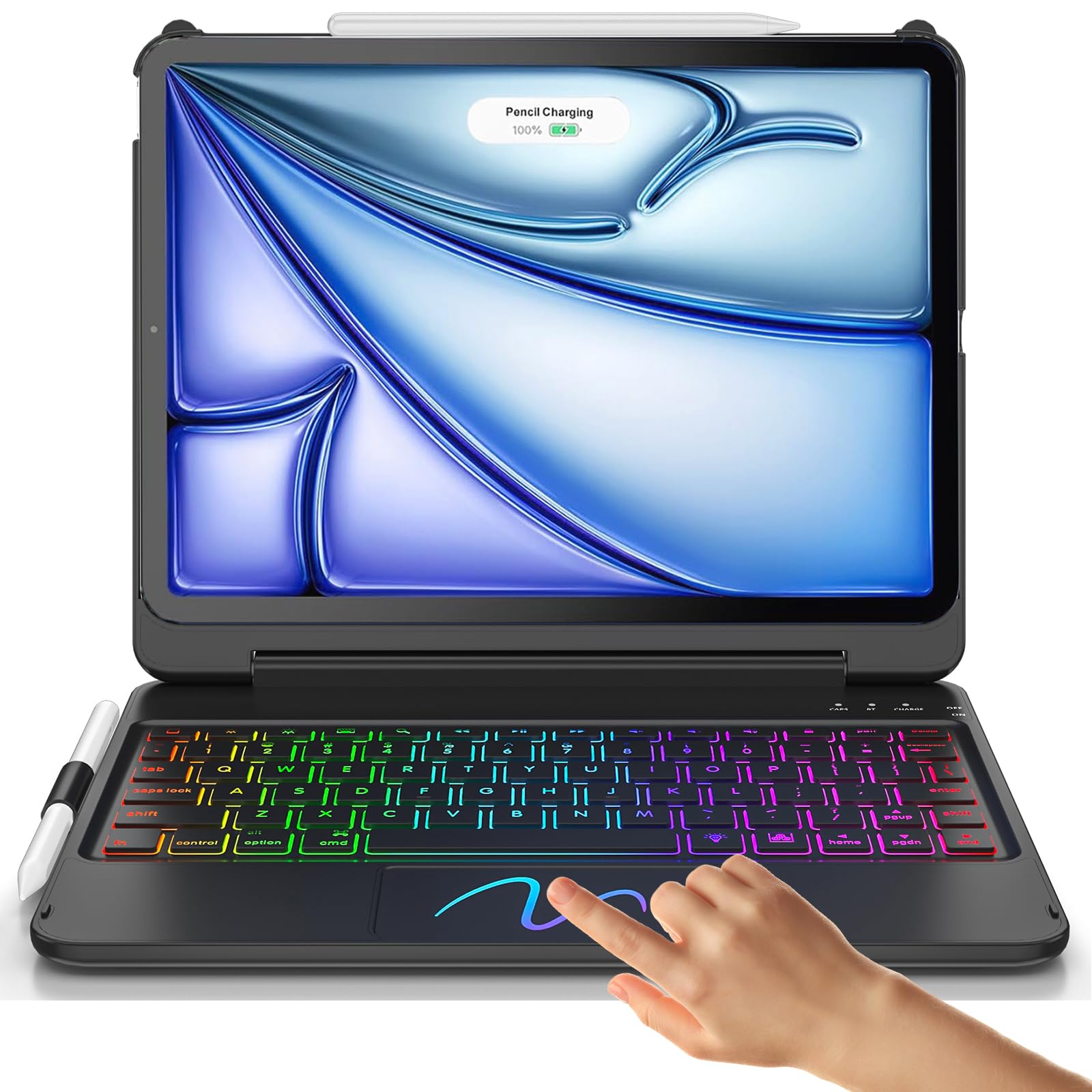 Amazon.com: FUWANG Touch Keyboard Case for iPad Air 11-inch (M4