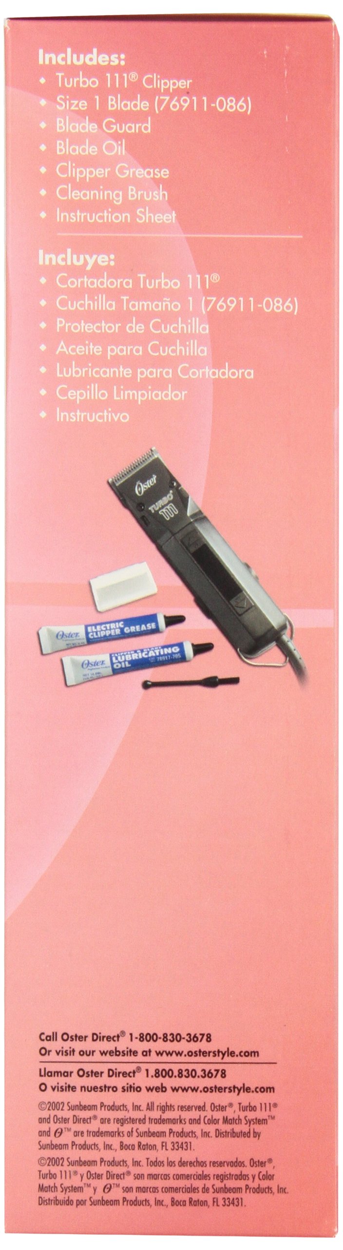 OLD Haircut Clippers Oster Model 111 , Made in USA, 36 watts , WORKS!!!