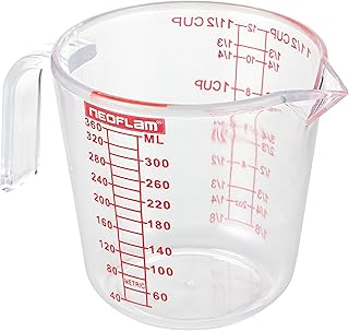 Neoflam Neoflam, Kitchen Tools, Measuring Cup, Transparent, 360Ml, Ac20088, Made From Plastic, Suitable For Liquids Or Hard Food Material, Food Safe, Dishwasher Safe, Modern Design, Easy To USe,