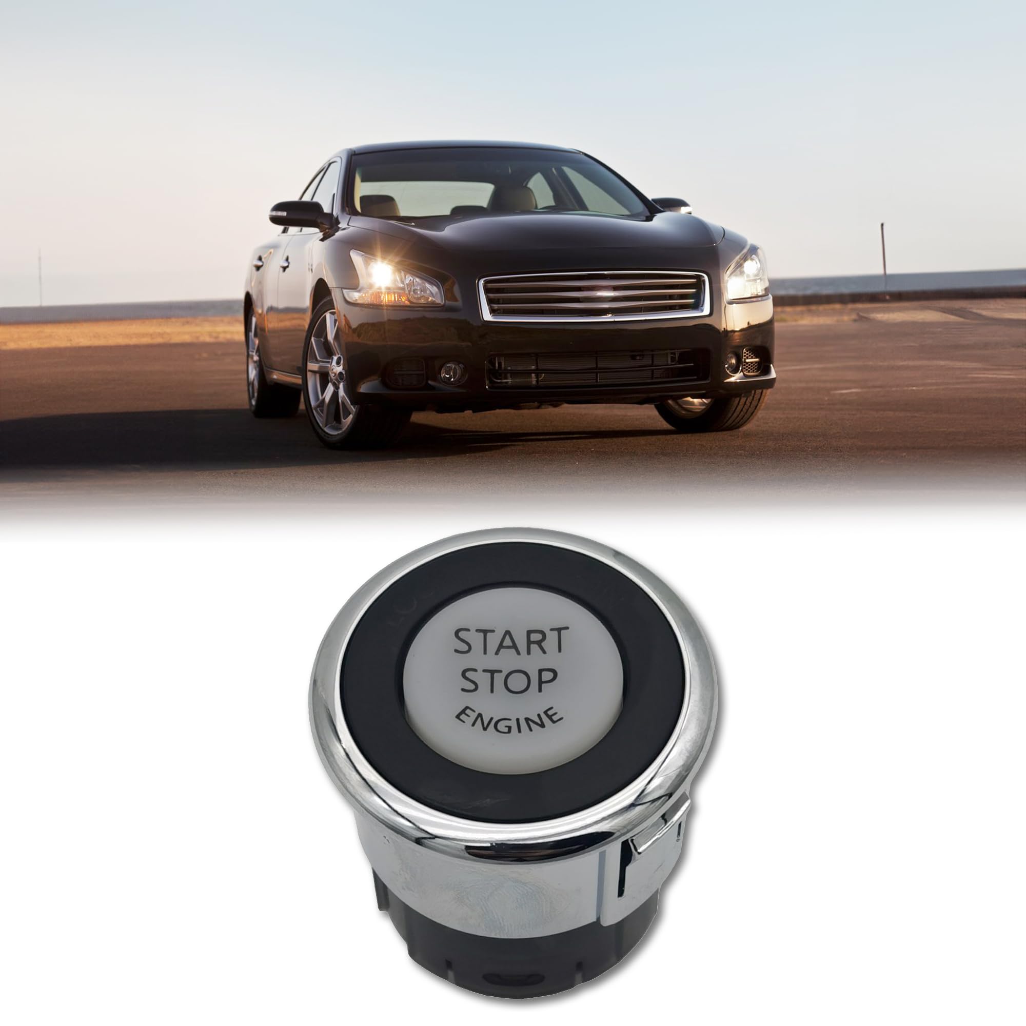 NOVAPARTS Ignition Starter Switch Start Button for 2008-2013 Nissan Altima 2009-2014 Maxima 2010-2014 Murano 2.5L 3.5L 25150-1LB0A 251501AA0B