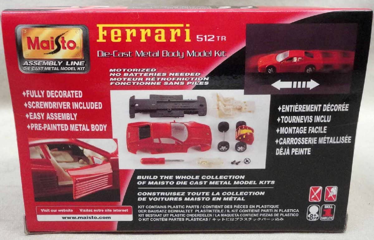 Amazon | メタルボディ モデルキット 512TR 未開封 フェラーリ 