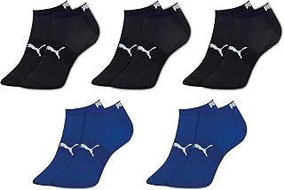 Kit 5 Pares Meia Dry Puma Esportiva Sapatilha Cano Curto com Faixa Tensora