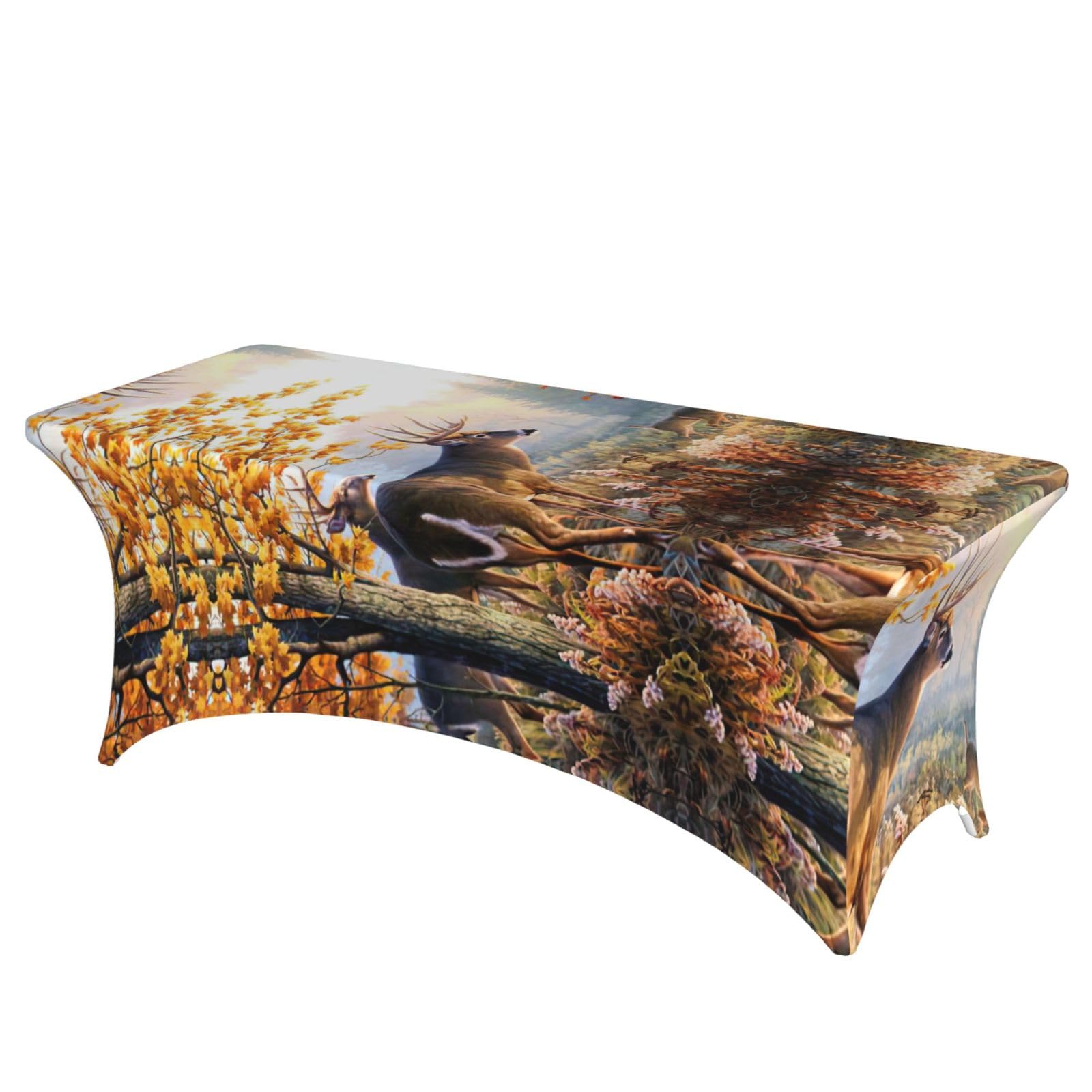 Housses de table extensibles faune sauvage pour décoration anniversaire nature