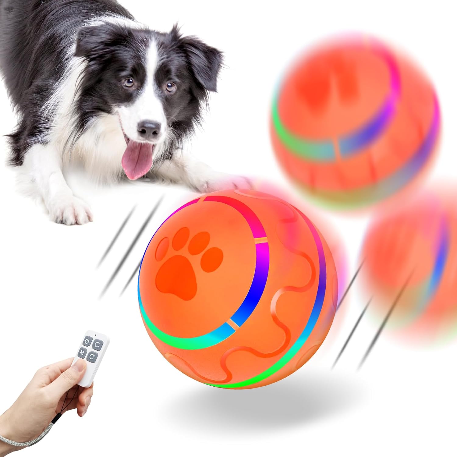 IFurffy Peppy Pet Ball for Dogs with Remote Control