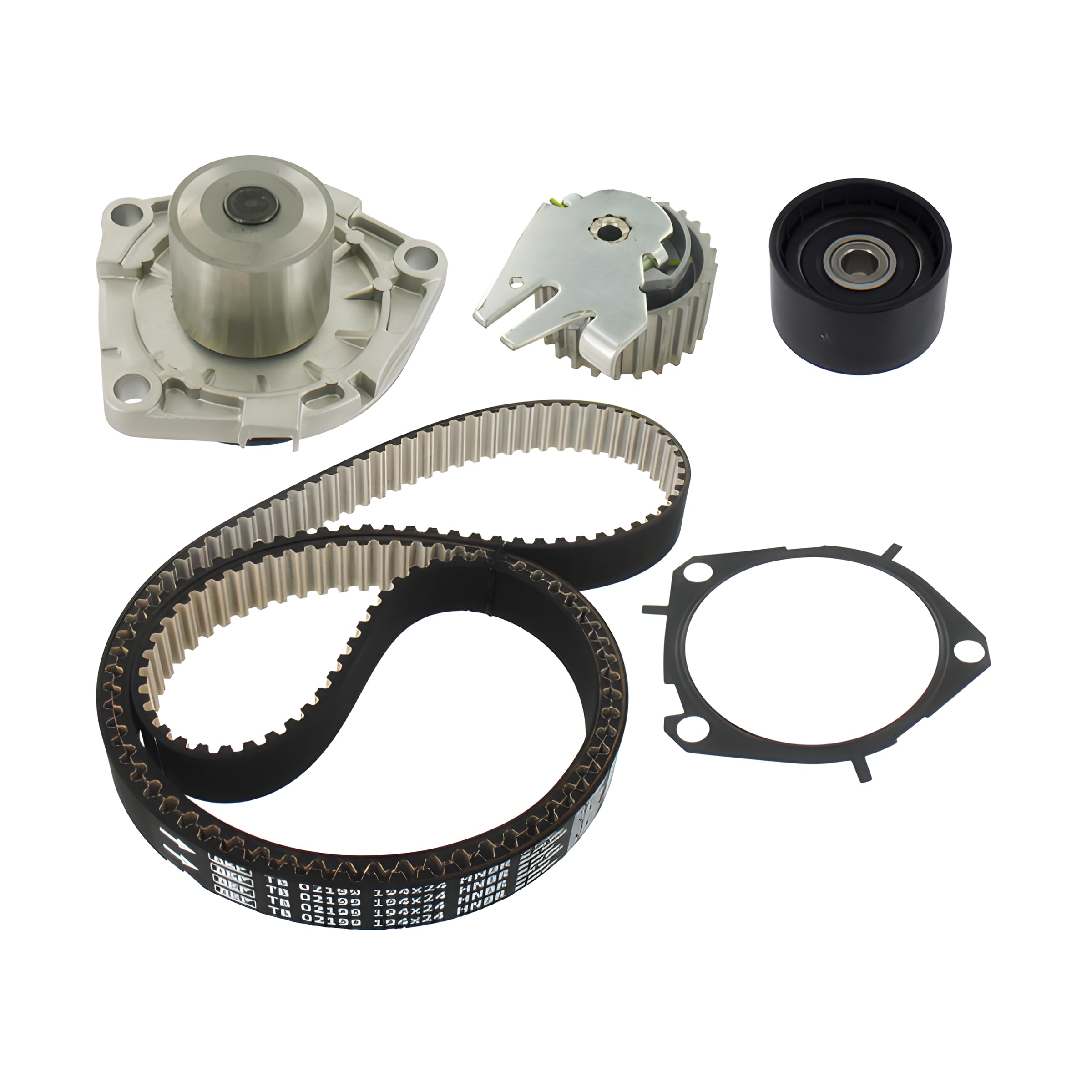 SKF Wasserpumpe und Zahnriemensatz mit Dichtungen VKMC 02199-2 Höhe 171 mm Länge 271 mm Breite 142 mm - OE-Qualität