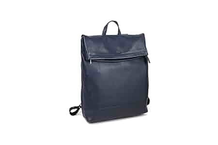 ホワイト＆グレーコンビネーション 本革 口折れリュック Amazon.co.jp: [シーカー] バックパック リュックサック メンズ