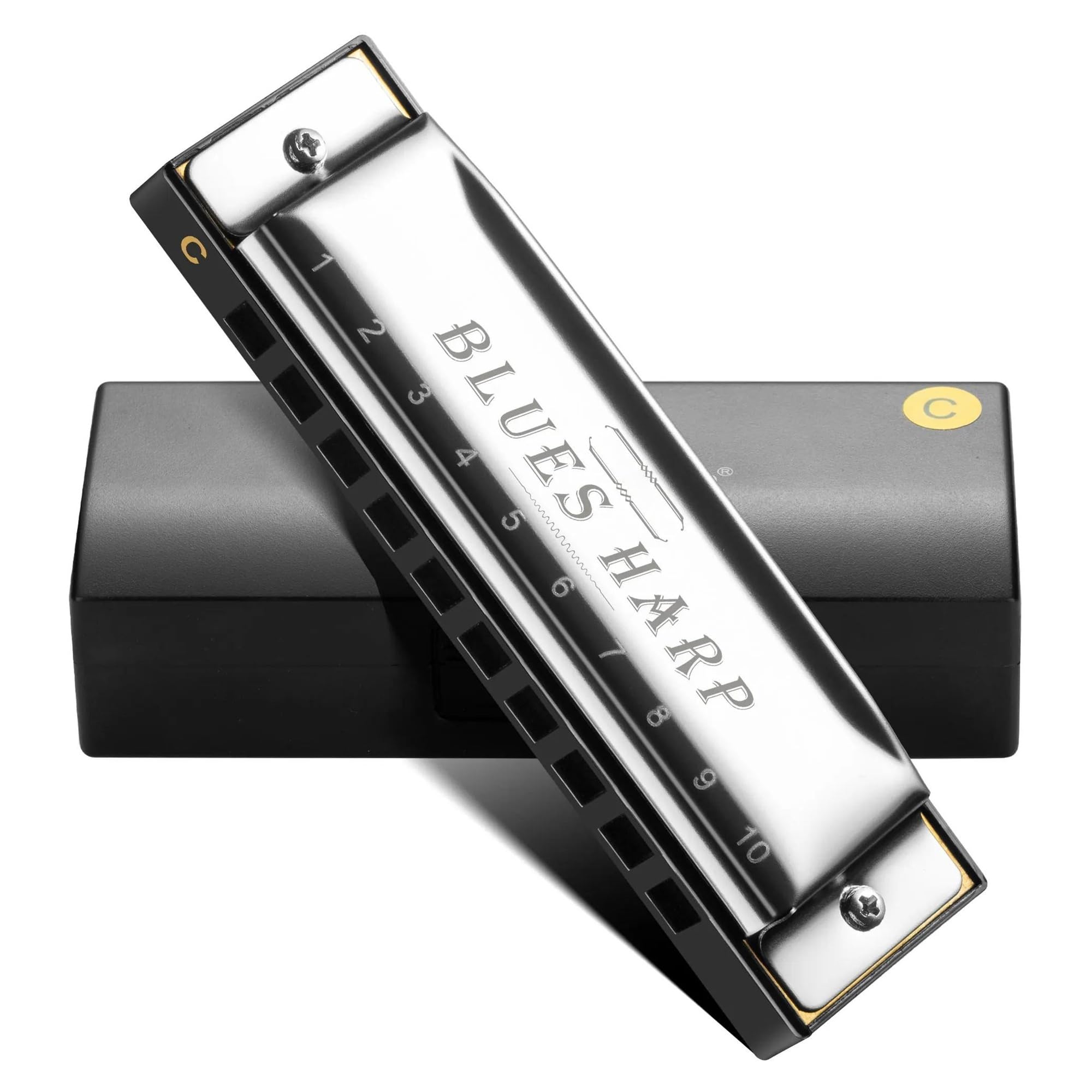 Harmonijka diatoniczna 10-otworowa Blues Harp Mouth Organ z różnymi tonacjami(Bb)
