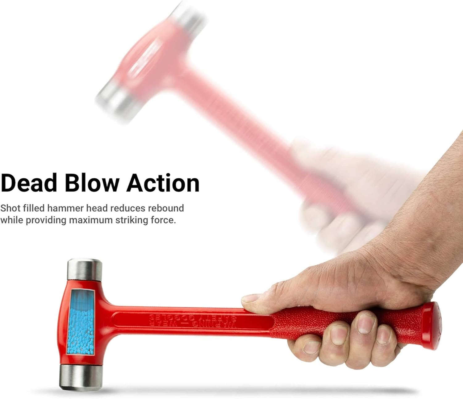 Capri Tools 36 oz. Dual Steel Faced Dead Blow Hammer