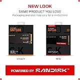 WD_BLACK SN7100 2TB NVMe SSD, M.2 2280, Read speeds up to 7250 MB/s, Write Speed up to 6,900 MB/s, Next Gen TLC 3D NAND, WD_BLACK DASHBOARD, Up to 1,200TBW, For Laptops, handheld gaming devices - 2