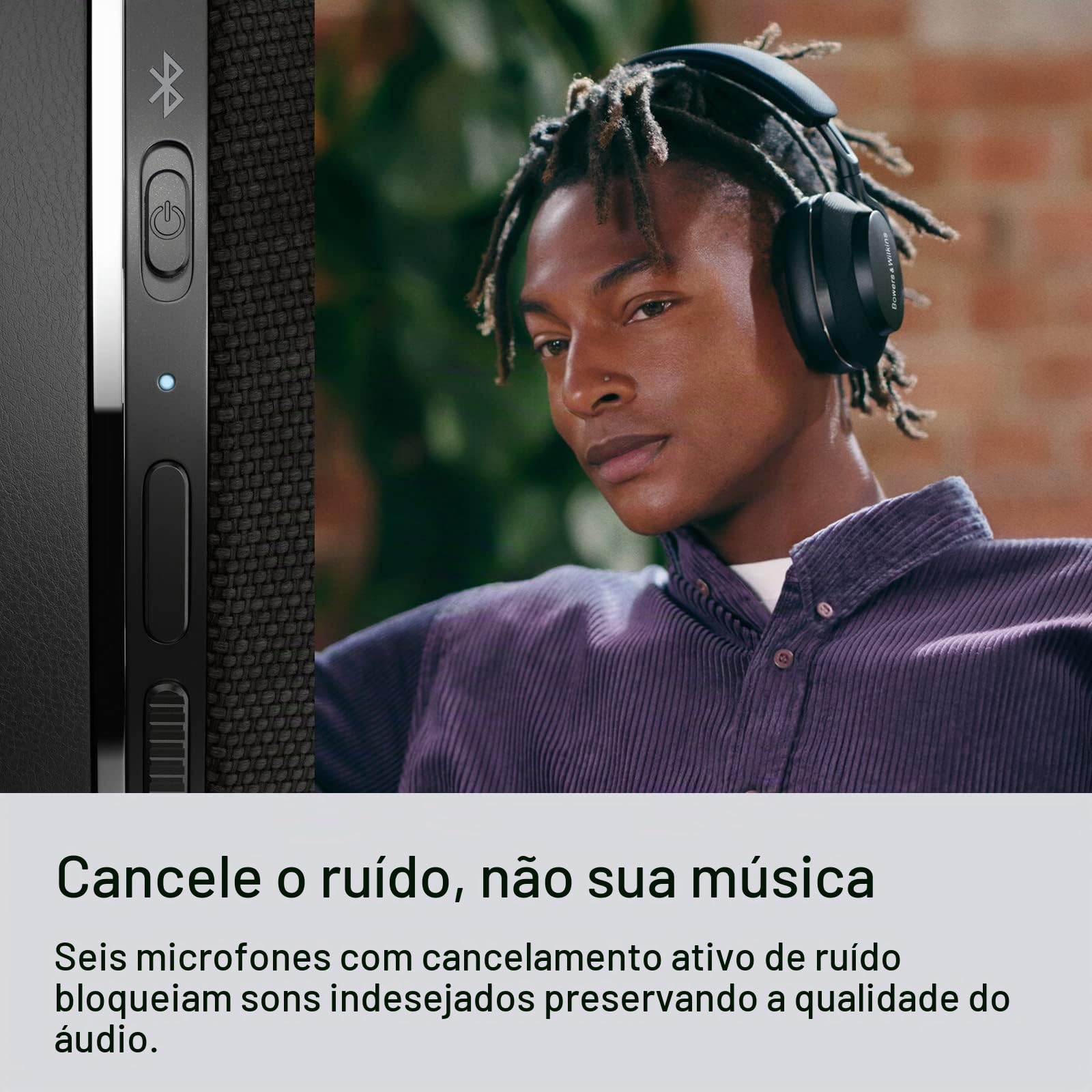 Bowers & Wilkins Fones de ouvido Over-Ear Px7 S2 – Cancelamento de