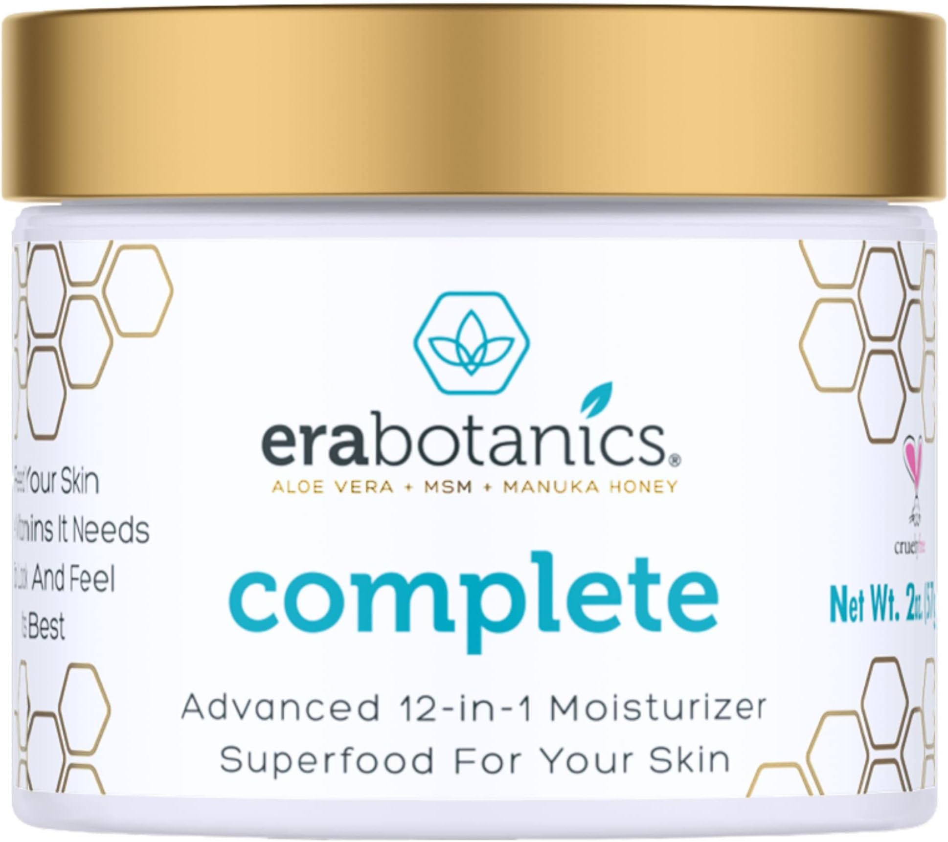 Era Organics Face Moisturizer Cream Advanced 12In1