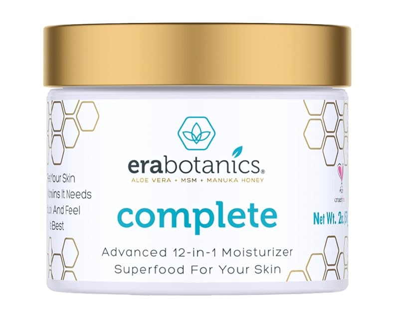 Creme hidratante facial Era Organics com mel de Manuka, 60 g