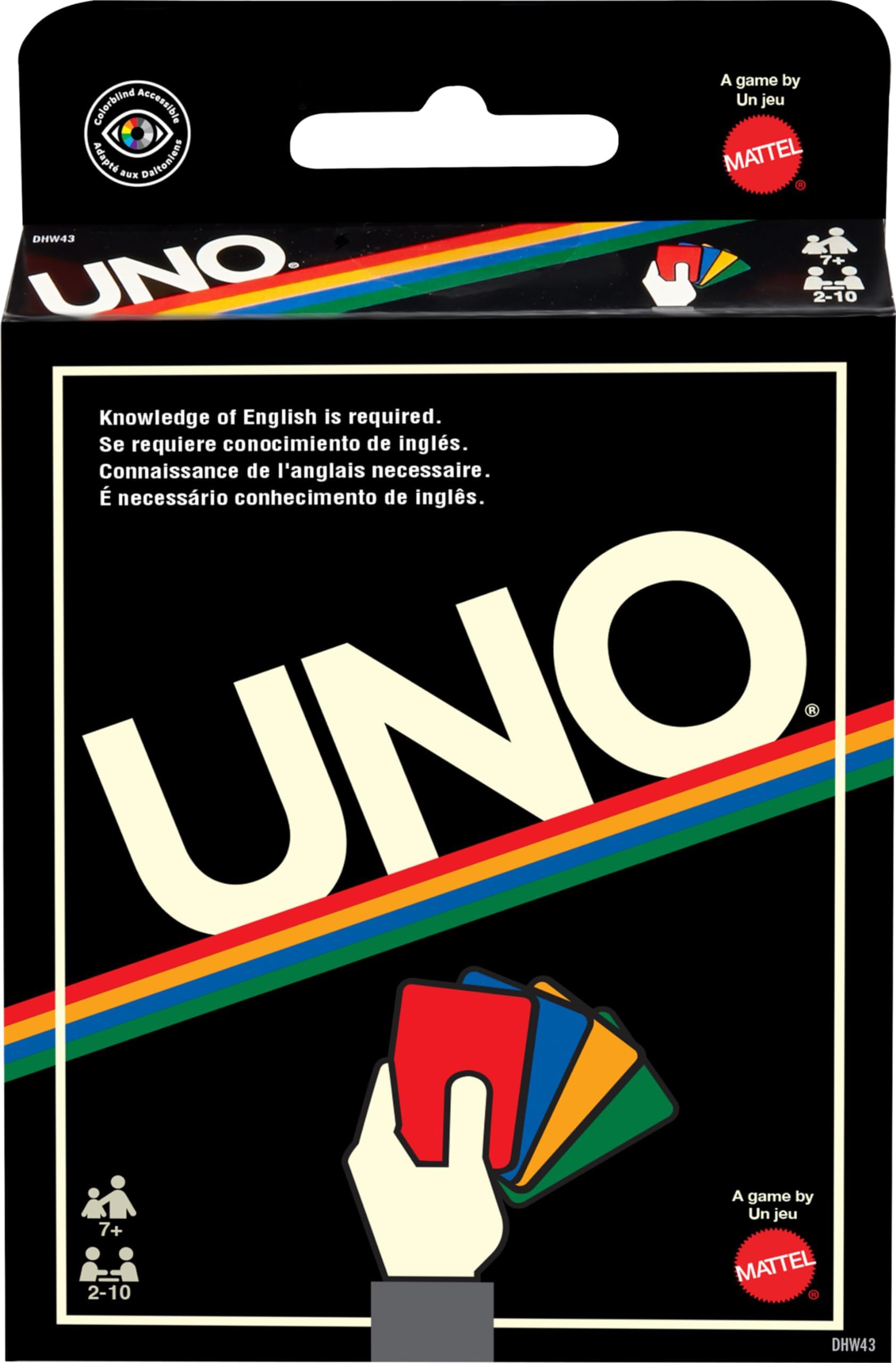 Mattel Games UNO: Retro - Card Game, Multicolor