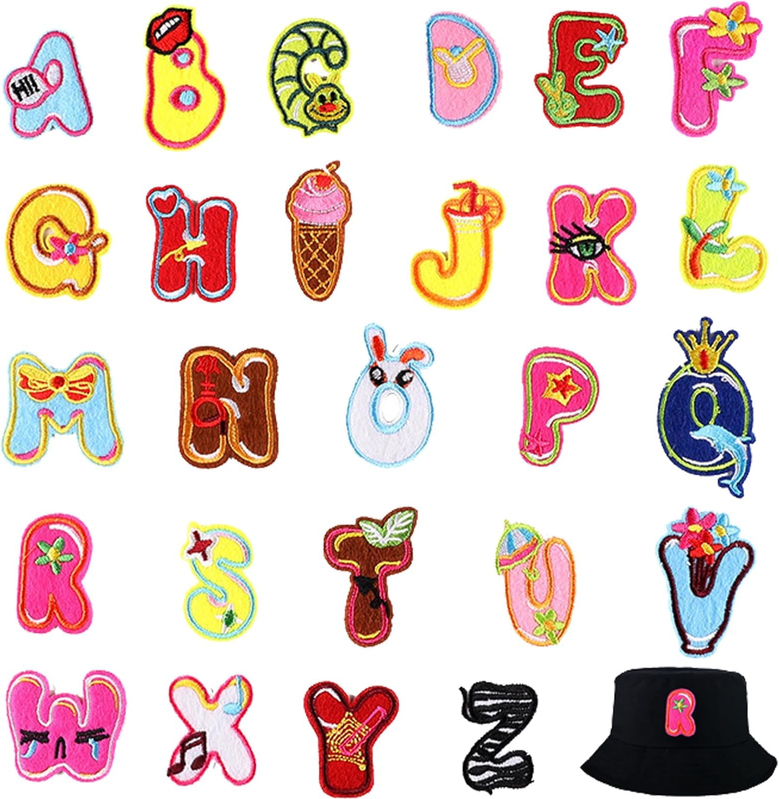 Sponsored Ad – TERRIFI Iron on Letter A-Z, 26 Pcs Letter Iron on Patches, Sew on Alphabet Patches,Letter Patches for Backpacks, Fabric Embroidered Patch, Alphabet Patches for Clothing and DIY Craft Sewing